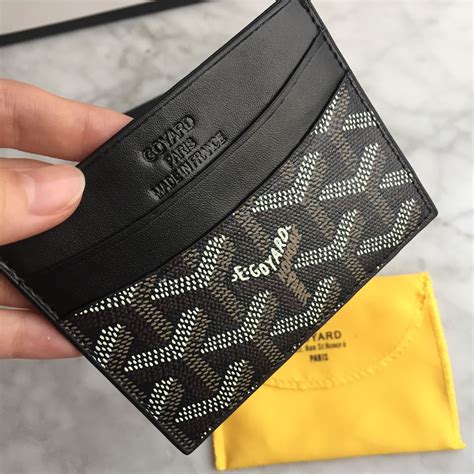 goyard cardholder black|kartenetui herren goyard.